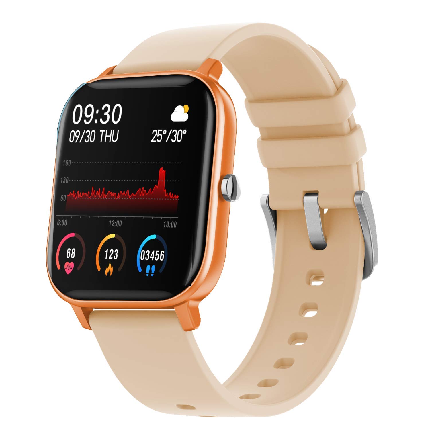 Fire-Boltt BSW001  Smart Watch - Full Touch 1.4 inch (Gold)